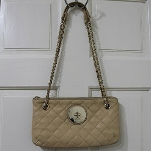 Dkny 100% Leather Quilted Bag